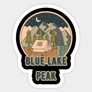 Blue Lake Peak Sticker